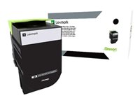 Lexmark 800X1 - À rendement extrêmement élevé - noir - original - cartouche de toner LCCP - pour Lexmark CX510de, CX510de SPR Columbia, CX510dhe, CX510dthe 80C0X10