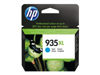 HP 935XL - À rendement élevé - cyan - original - cartouche d'encre - pour Officejet 6812, 6815, 6820; Officejet Pro 6230, 6230 ePrinter, 6830, 6835 C2P24AE#BGX