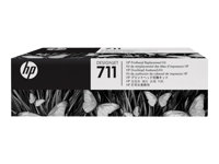 HP 711 - Noir, jaune, cyan, magenta - tête d'impression - pour DesignJet T100, T120, T120 ePrinter, T125, T130, T520, T520 ePrinter, T525, T530 C1Q10A
