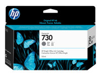 HP 730 - 130 ml - gris - original - DesignJet - cartouche d'encre - pour DesignJet SD Pro MFP, T1600, T1600dr, T1700, T1700dr, T1708, T1708dr, T2600, T2600dr P2V66A