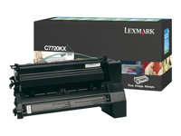 Lexmark - À rendement extrêmement élevé - noir - original - cartouche de toner LCCP, LRP - pour Lexmark C772, C772dn, C772dtn, C772n, X772e MFP, X772e MFP Page Plus Solution, X772es MFP C7720KX