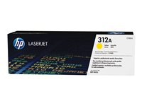 HP 312A - Jaune - original - LaserJet - cartouche de toner (CF382A) - pour Color LaserJet Pro MFP M476dn, MFP M476dw, MFP M476nw CF382A