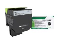 Lexmark X417 - À rendement élevé - noir - original - cartouche de toner LCCP, LRP - pour Lexmark CS417dn, CS517de, CX417de 71B2HK0