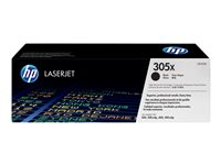 HP 305X - À rendement élevé - noir - original - LaserJet - cartouche de toner (CE410X) - pour LaserJet Pro 300 M351, 400 M451, MFP M375, MFP M475 CE410X