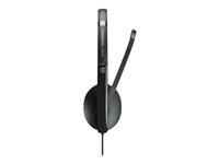 EPOS ADAPT 130 USB-C II - Micro-casque - sur-oreille - filaire - USB-C - noir - Optimisé pour la CU 1000917