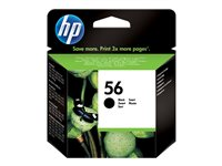 HP 56 - Noir - original - cartouche d'encre - pour Deskjet 450, 55XX; Officejet 6110; Photosmart 7150, 7350, 7550; psc 21XX, 2210 C6656AE#UUS