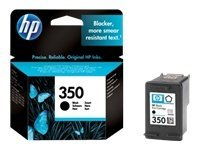 HP 350 - 4.5 ml - noir - original - cartouche d'encre - pour Deskjet D4268; Photosmart C4483, C4486, C4488, C4524, C4583, C4585, C4588, C5225 CB335EE#UUS