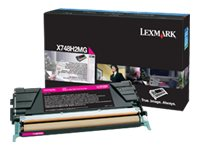 Lexmark - À rendement élevé - magenta - original - cartouche de toner LCCP - pour Lexmark X748de, X748de LDS, X748de Statoil, X748dte X748H2MG