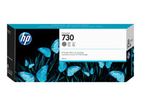 HP 730 - 300 ml - haute capacité - gris - original - DesignJet - cartouche d'encre - pour DesignJet SD Pro MFP, T1600, T1600dr, T1700, T1700dr, T1708, T1708dr, T2600, T2600dr P2V72A