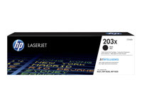 HP 203X - À rendement élevé - noir - original - LaserJet - cartouche de toner (CF540X) - pour Color LaserJet Pro M254dw, M254nw, MFP M280nw, MFP M281cdw, MFP M281fdn, MFP M281fdw CF540X