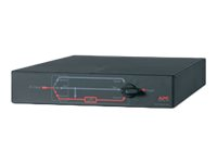 APC Panneau de contournement de service - Bypass switch (rack-montable) - CA 230 V - connecteurs de sortie : 10 - 2U - 19" - noir - pour InfraStruXure Type A 4-12; Smart-UPS 3000, 3000R3IBX120, 3000RM X-93, 5000 SBP5000RMI2U