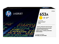 HP 653A - Jaune - original - LaserJet - cartouche de toner (CF322A) - pour Color LaserJet Enterprise MFP M680; LaserJet Enterprise Flow MFP M680 CF322A