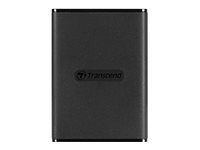 Transcend ESD270C - SSD - chiffré - 250 Go - externe (portable) - USB 3.1 Gen 2 (USB-C connecteur) - AES 256 bits - noir TS250GESD270C