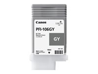 Canon PFI-106 GY - 130 ml - gris - original - réservoir d'encre - pour imagePROGRAF iPF6400, iPF6400SE, IPF6450 6630B001