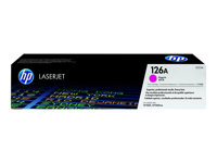 HP 126A - Magenta - original - LaserJet - cartouche de toner (CE313A) - pour Color LaserJet Pro CP1025; LaserJet Pro MFP M175; TopShot LaserJet Pro M275 CE313A